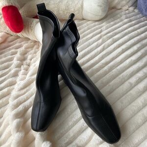 Sleek Black Ankle Boots